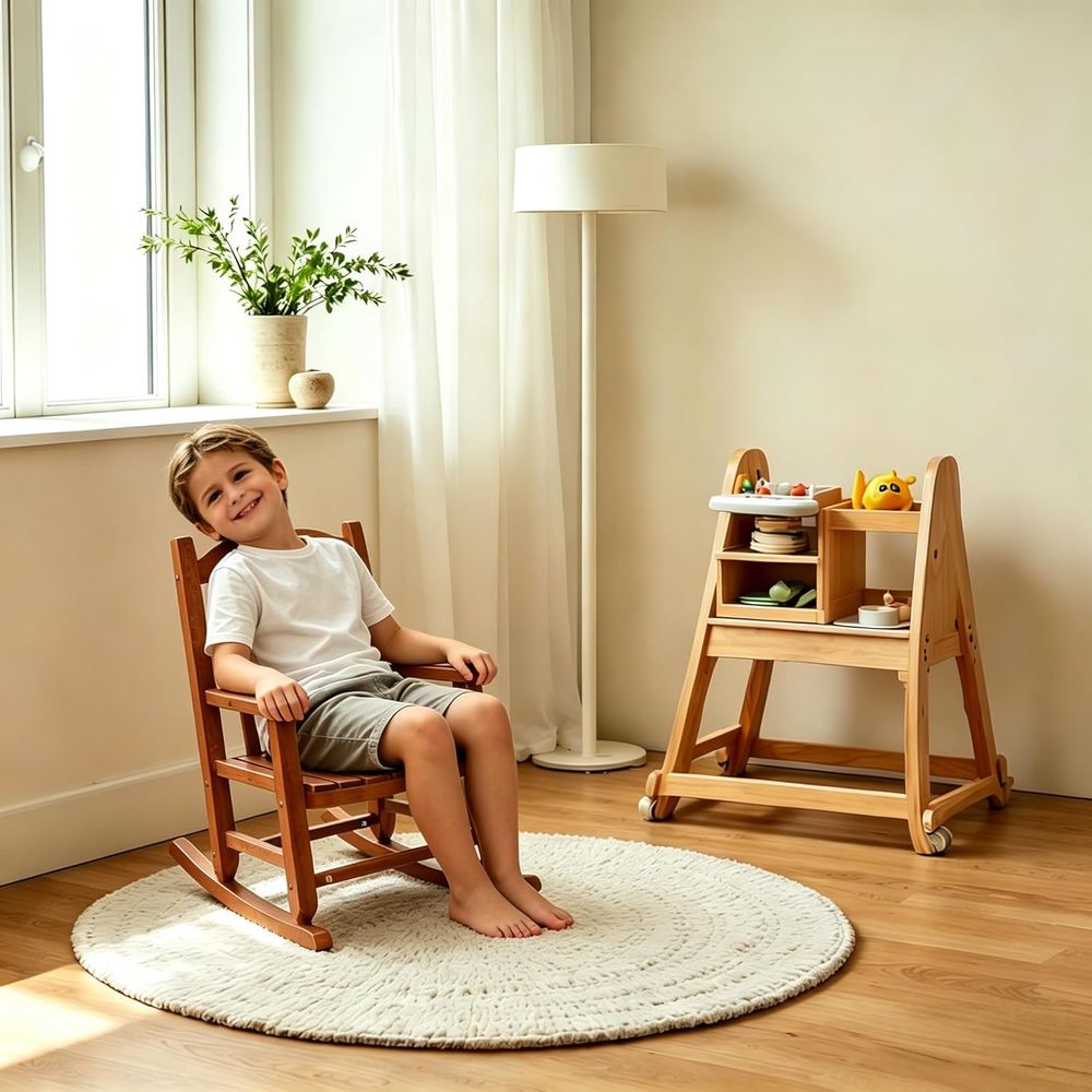 Silla Mecedora para Niños Pequ - Baby Nursery Rocking Chair reseña y precio