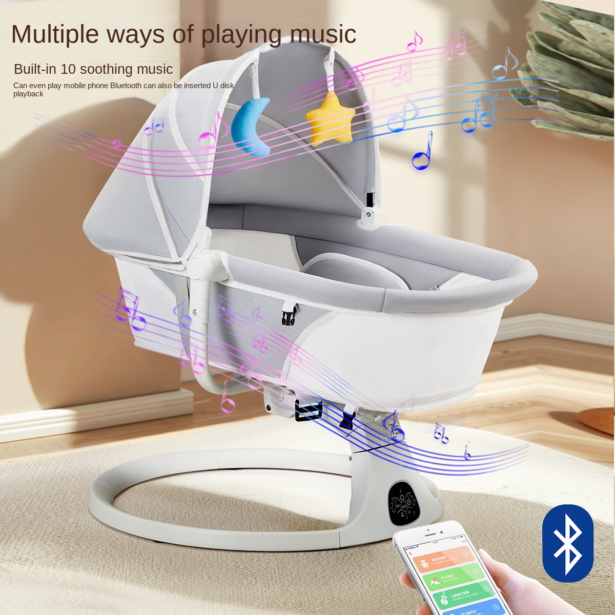 Cuna mecedora para bebé, meced - Baby Nursery Rocking Chair reseña y precio