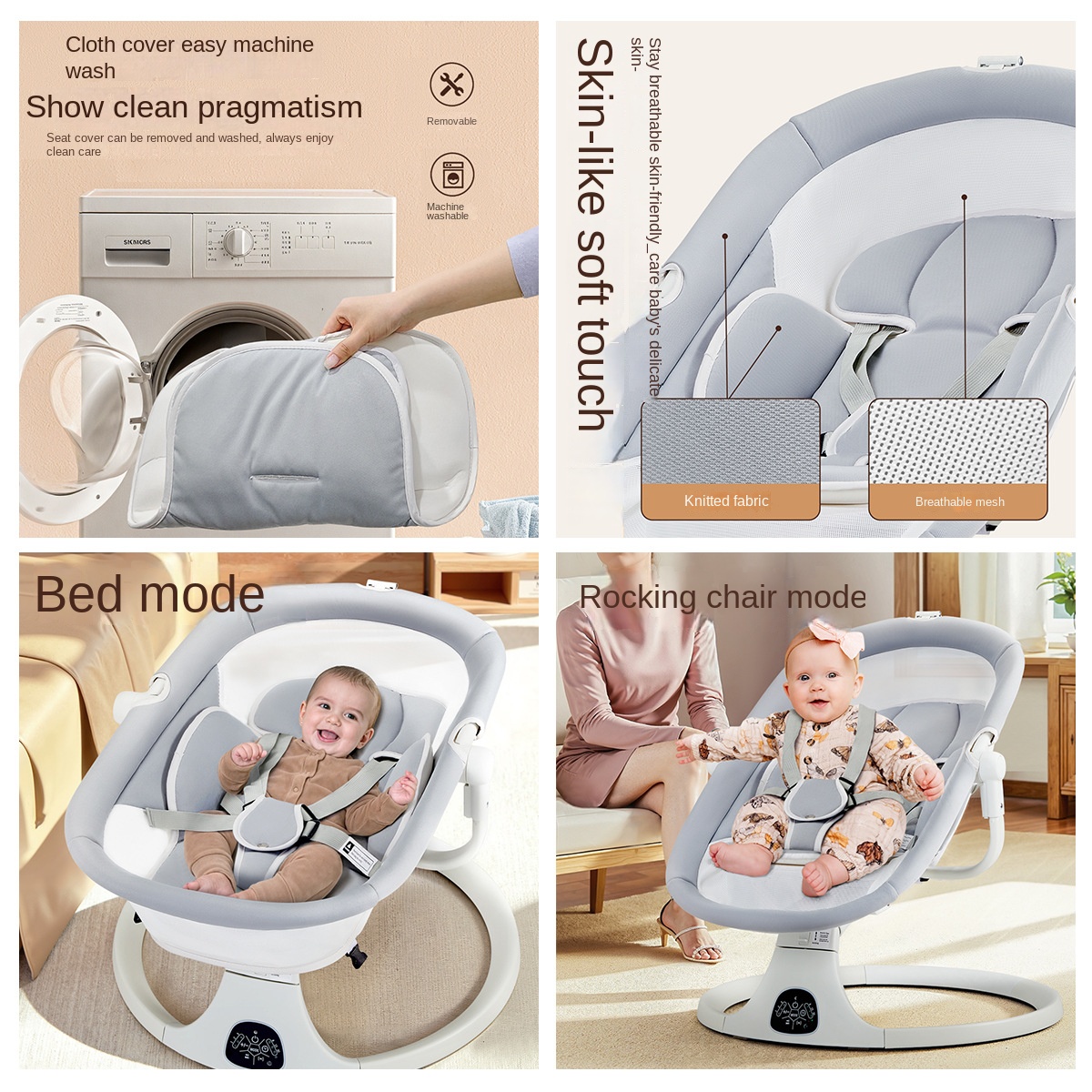 Cuna mecedora para bebé, meced - Baby Nursery Rocking Chair reseña y precio