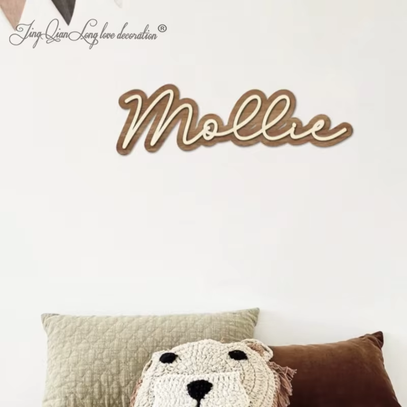 Letrero de madera personalizad - Baby Nursery Letters reseña y precio